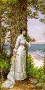 Alfred Thompson Bricher Under The Seaside Tree Sweden oil painting reproduction